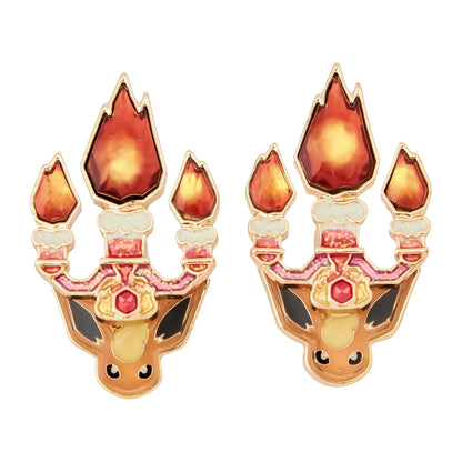 Pokémon-Ohrring - Tera-Feuer Flamara 1x (Pokemon-Center Exklusiv)