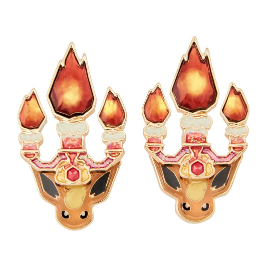 Pokémon-Ohrring - Tera-Feuer Flamara 1x (Pokemon-Center Exklusiv)