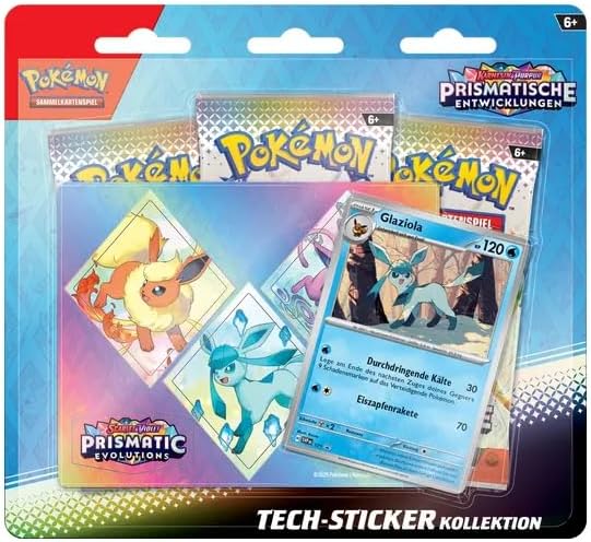 Pokemon TCG: Prismatische Evolutionen - Tech Sticker Collection [DE]