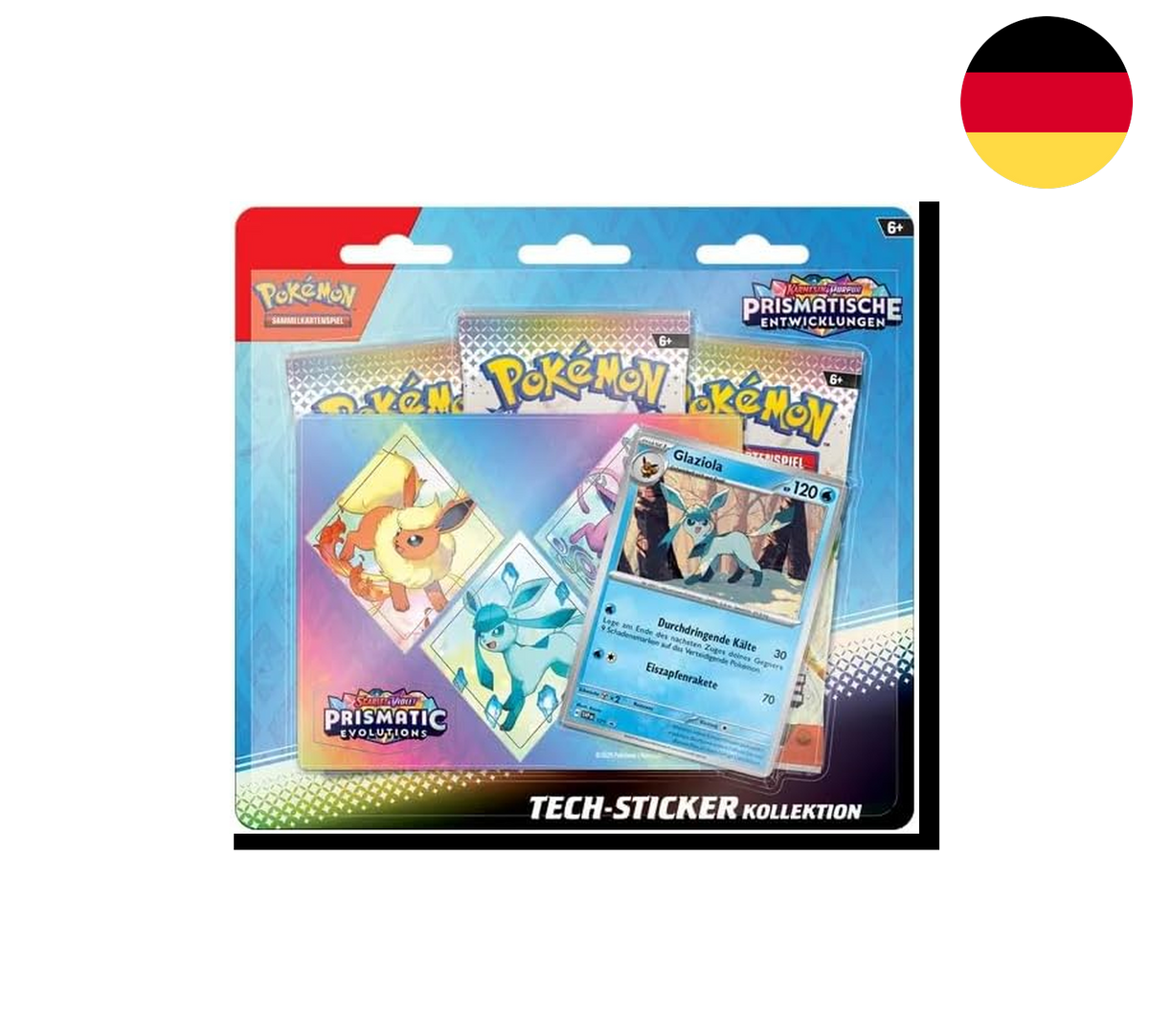 Pokemon TCG: Prismatische Evolutionen - Tech Sticker Kollektion [DE]