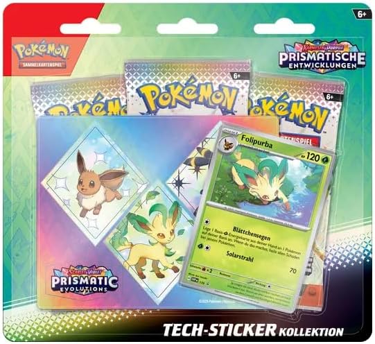 Pokemon TCG: Prismatische Evolutionen - Tech Sticker Collection [DE]
