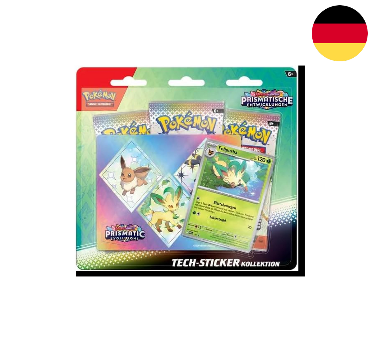 Pokemon TCG: Prismatische Evolutionen - Tech Sticker Kollektion [DE]