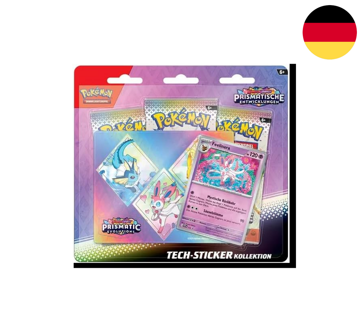 Pokemon TCG: Prismatische Evolutionen - Tech Sticker Kollektion [DE]
