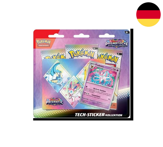 Pokemon TCG: Prismatische Evolutionen - Tech Sticker Kollektion [DE]