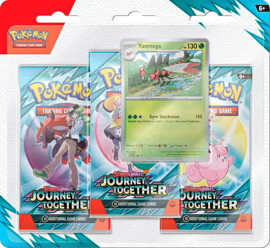 Pokemon TCG: Journey Together - 3-Pack-Blister [EN]