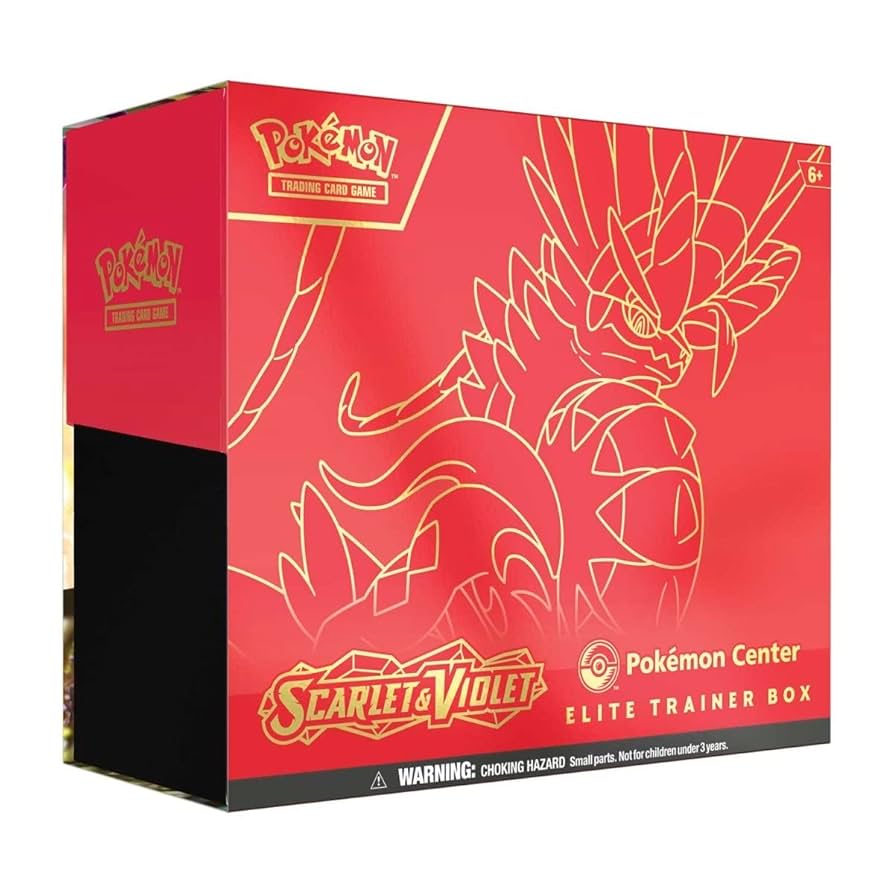 Pokemon TCG: Top-Trainer-Box Karmesin & Purpur [DE]