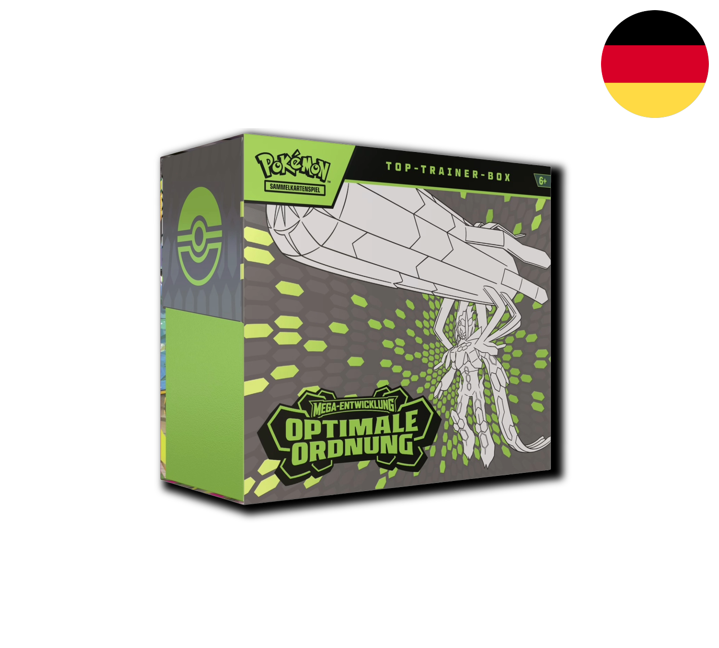 Pokemon TCG: Mega Entwicklung - Optimale Ordnung - Top Trainer Box [DE]
