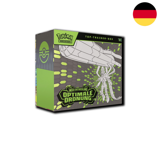 Pokemon TCG: Mega Entwicklung - Optimale Ordnung - Top Trainer Box [DE]