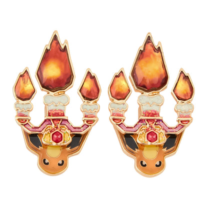 Pokémon-Ohrring - Tera-Feuer Flamara 1x (Pokemon-Center Exklusiv)