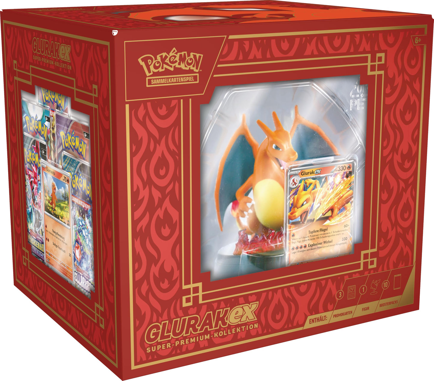 Pokemon TCG: Glurak ex Super-Premium-Kollektion [DE]