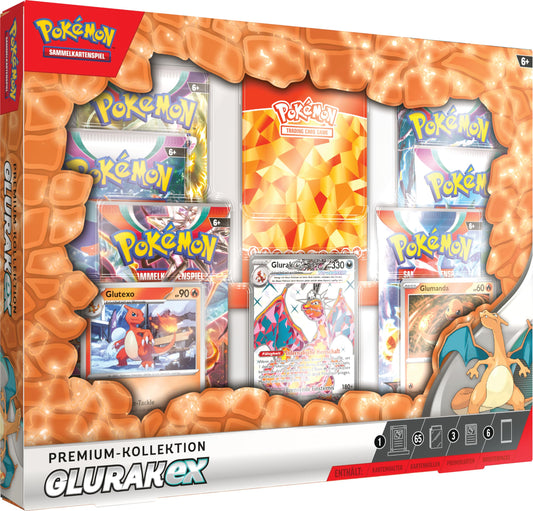 Pokemon TCG: Glurak EX Premium Kollektion [DE]