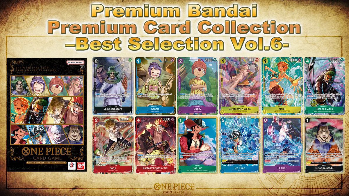 One Piece TCG - Premium Card Collection - Best Selection Vol. 6 [EN]