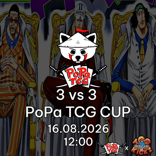 One Piece TCG: 3vs3-Turnier (Sommer 2026) bitte wählt Abholung!