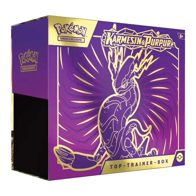 Pokemon TCG: Top-Trainer-Box Karmesin & Purpur [DE]