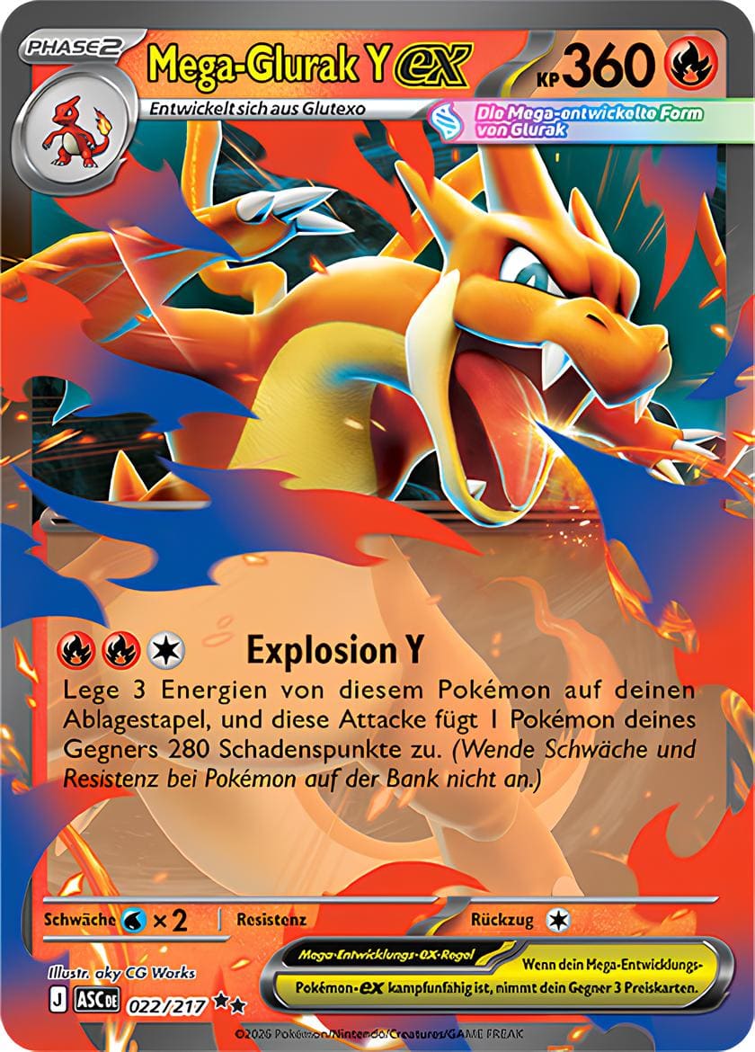 Pokemon TCG: Mega-Glurak Tin-Box [DE] (Preorder/Release Date: 20.02.2026)