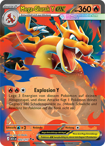 Pokemon TCG: Mega-Glurak Tin-Box [DE] (Preorder/Release Date: 20.02.2026)