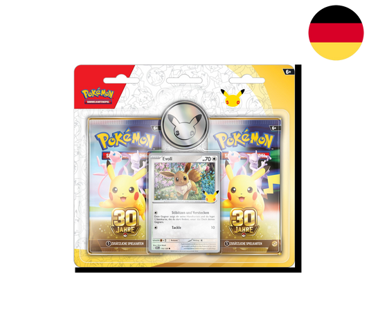 Pokemon TCG: 30 Jahre - 2-Pack-Blister [DE] (Preorder/Release Date: 16.09.2026)