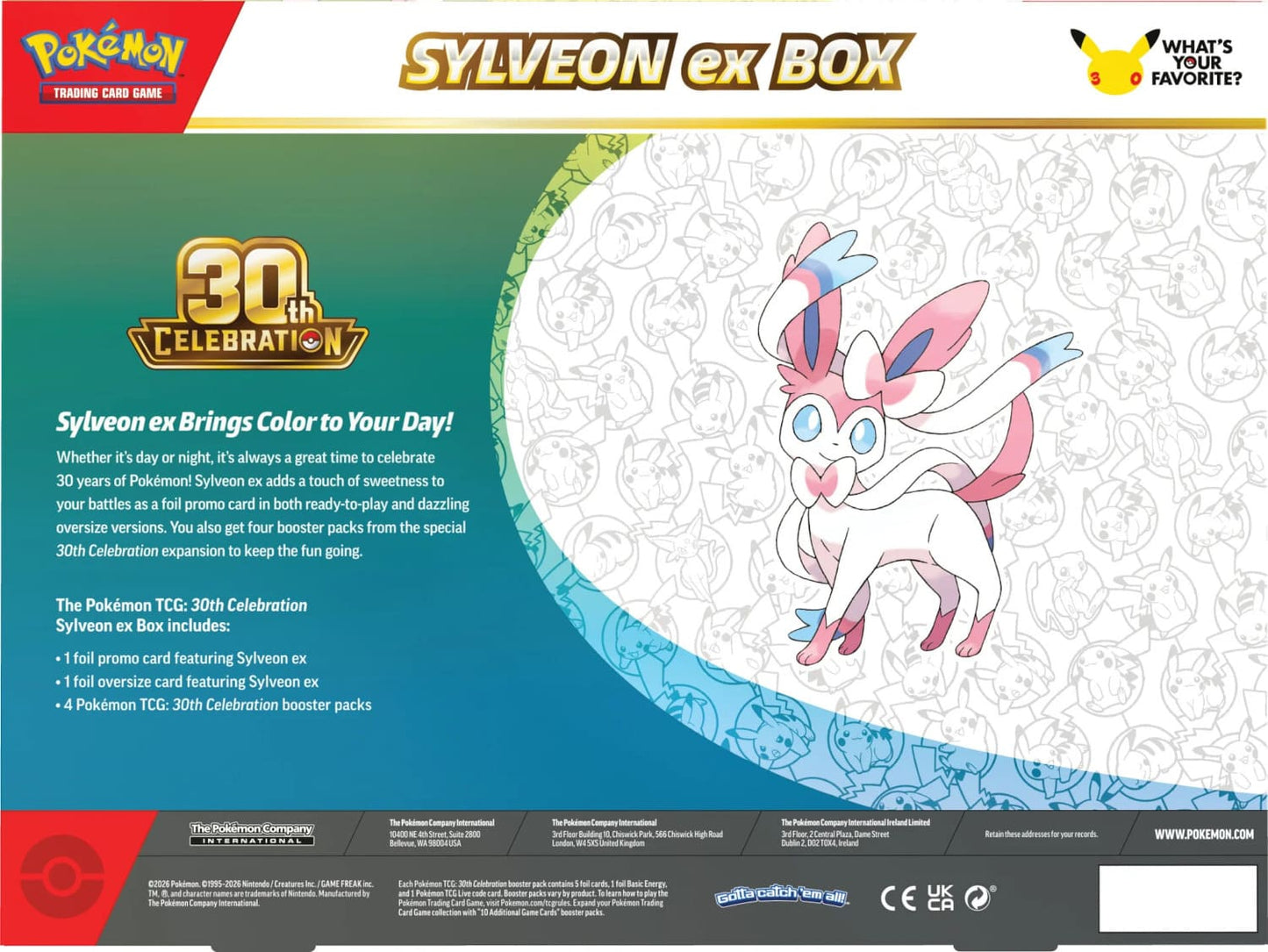 Pokemon TCG: 30 Jahre - Pokemon-ex-Kollektion [DE] (Preorder/Release Date: 16.09.2026)