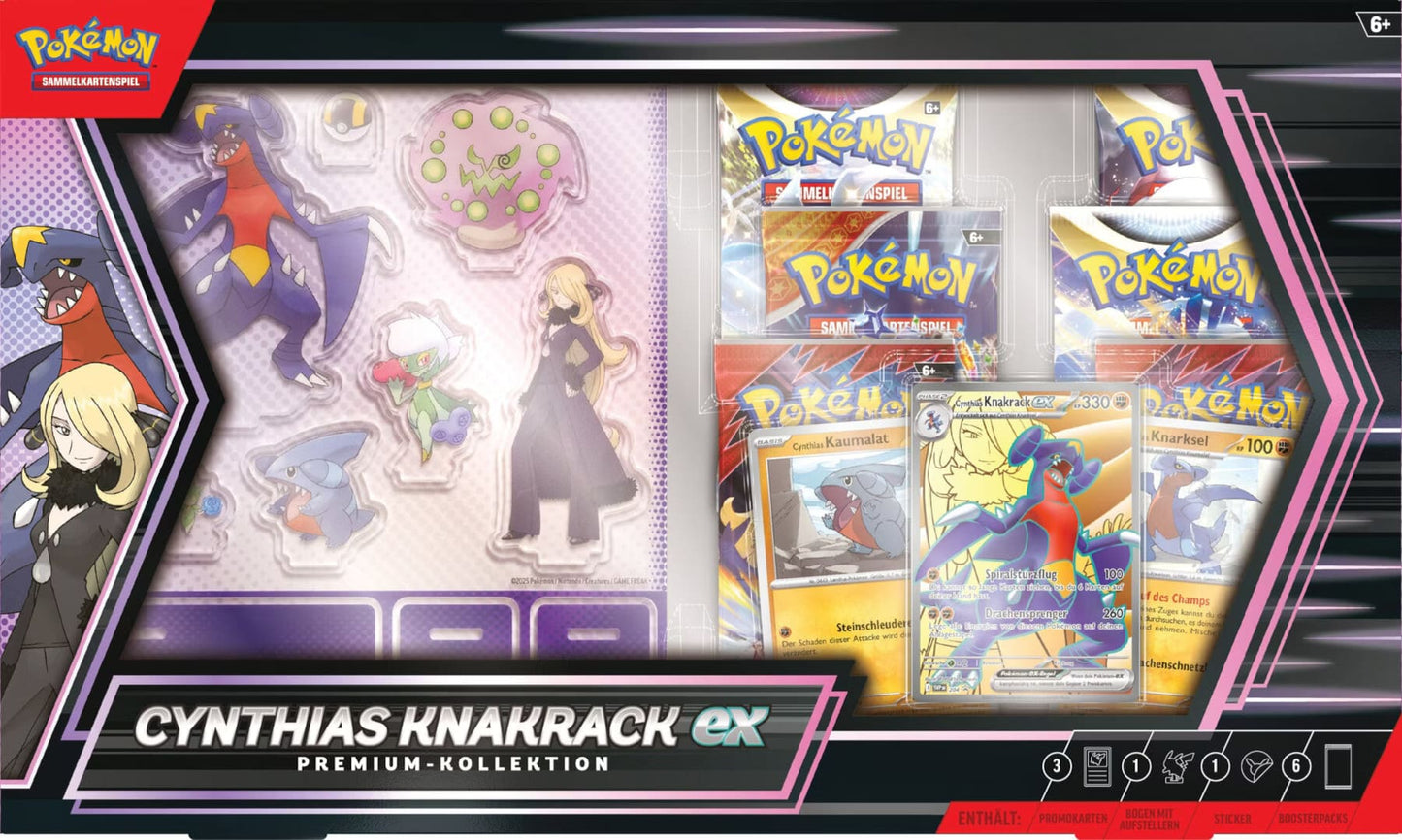 Pokemon TCG: Cynthias Knakrack-ex Premium-Kollektion [DE]