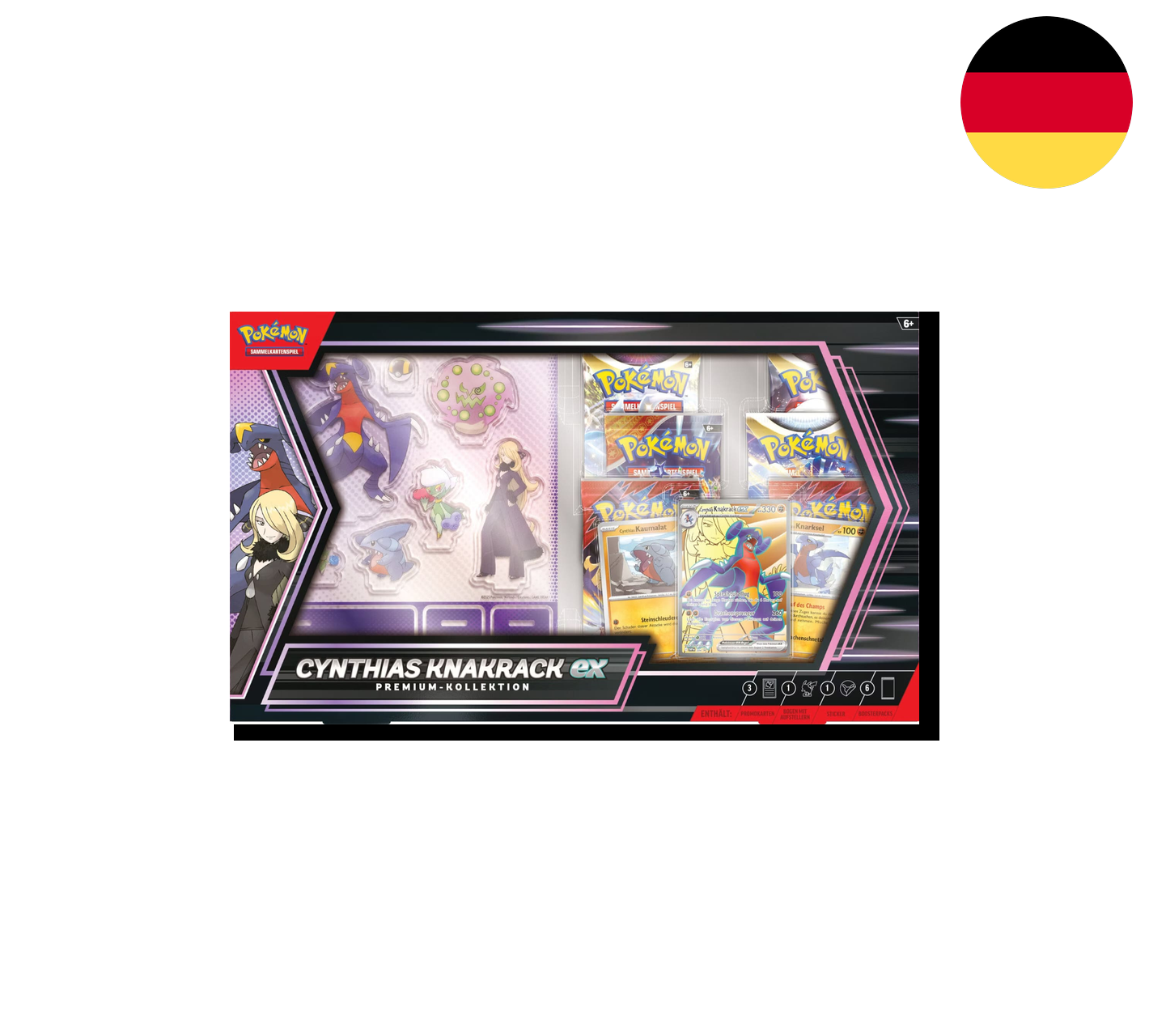 Pokemon TCG: Cynthias Knakrack-ex Premium-Kollektion [DE]