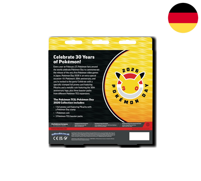 Pokemon TCG: Pokemon Tag Kollektion 2026 [DE]
