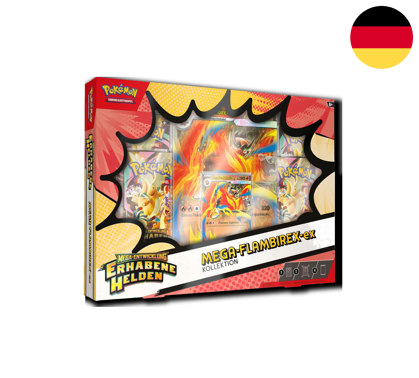 Pokemon TCG: Erhabene Helden - Mega-ex-Kollektion [DE]