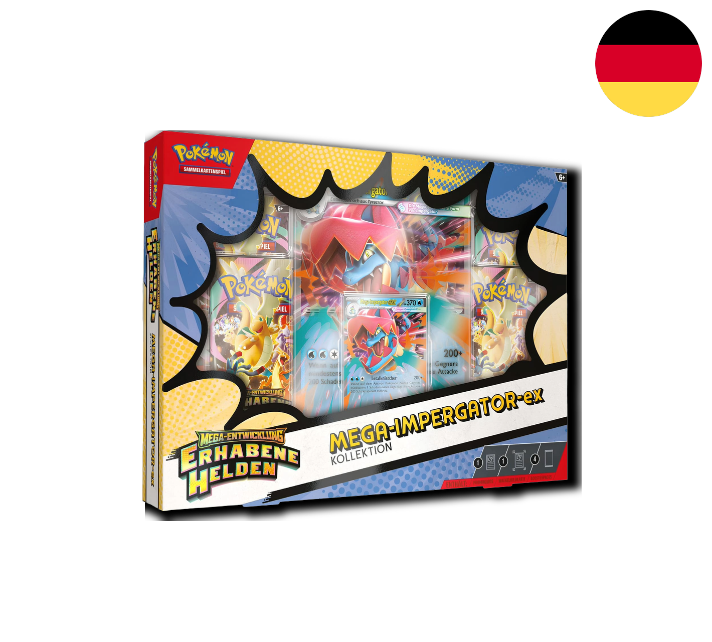 Pokemon TCG: Erhabene Helden - Mega-ex-Kollektion [DE]