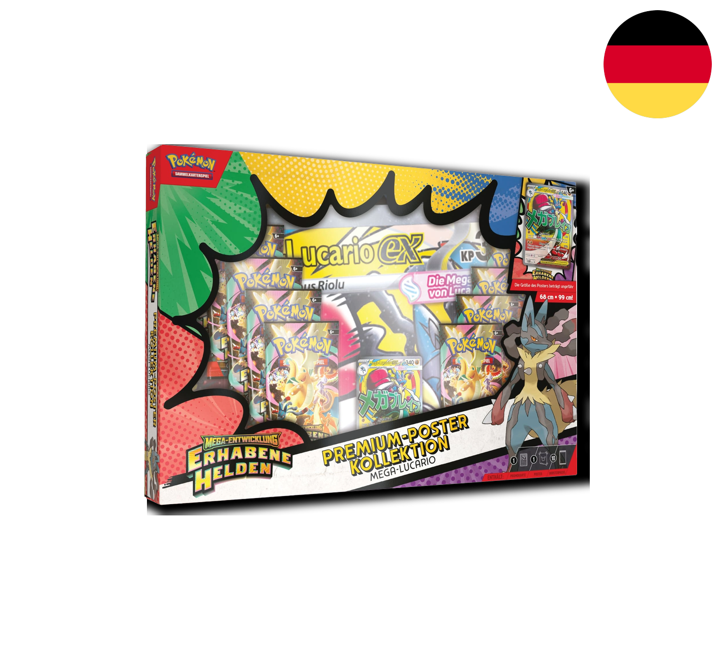 Pokemon TCG: Erhabene Helden - Premium-Poster-Kollektion [DE]
