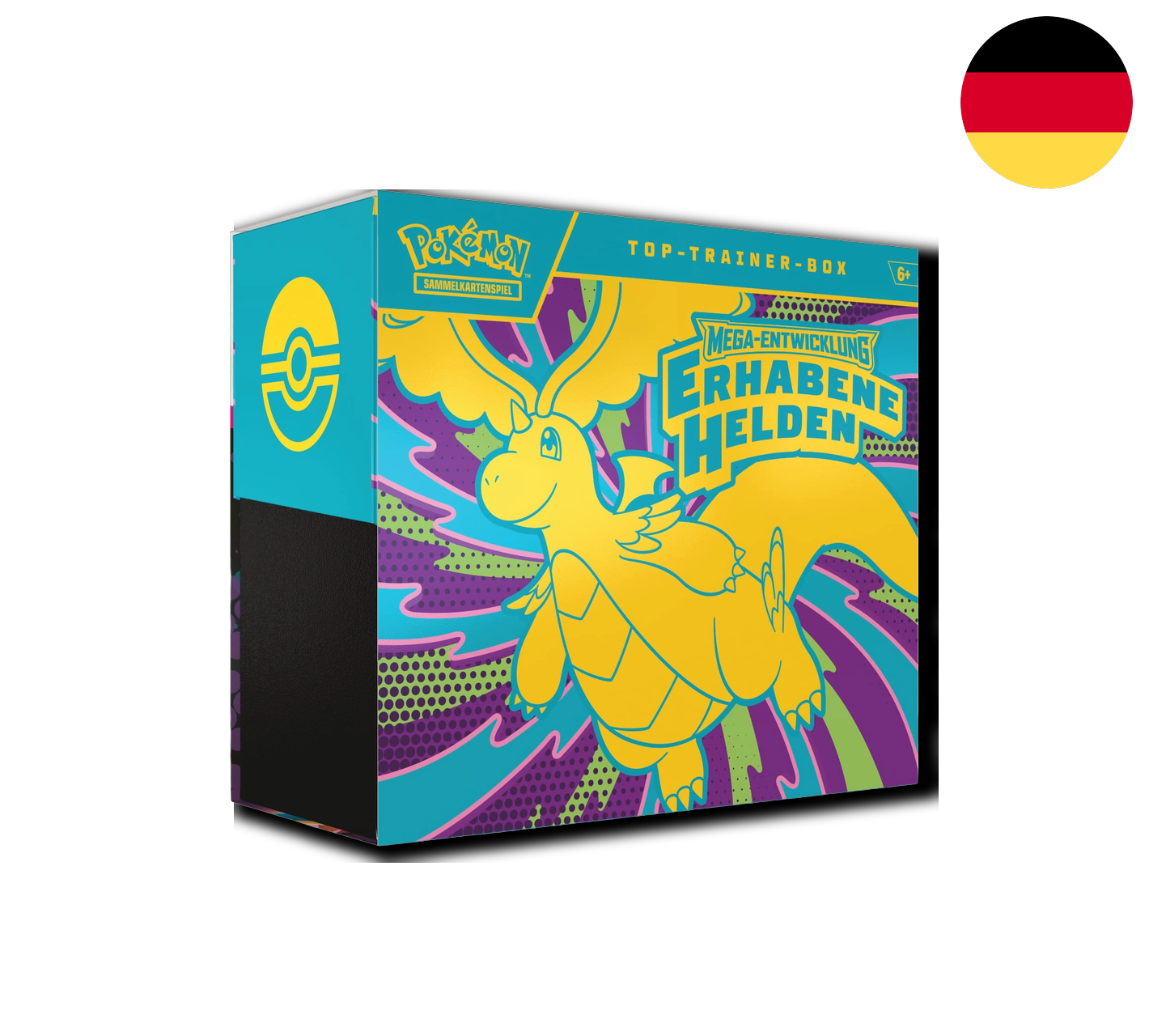 Pokemon TCG: Mega Entwicklung - Erhabene Helden - Top Trainer Box [DE]