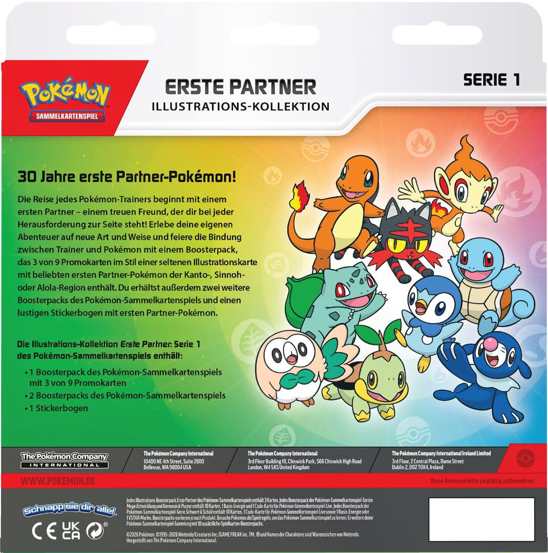 Pokemon TCG: Erste Partner Illustrations-Kollektion [DE]