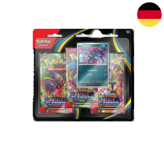 Pokemon TCG: Fatale Flammen - 3-Pack Blister [DE]