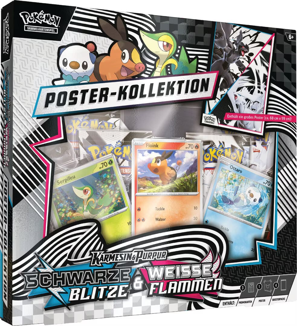 Pokemon TCG: Schwarze Blitze & Weiße Flammen - Poster-Kollektion [DE]