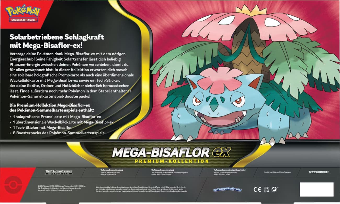Pokemon TCG: Mega-Bisaflor-ex Premium-Kollektion [DE]