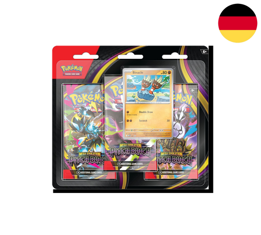 Pokemon TCG: Mega Entwicklung - Dunkelnacht - 3-Pack-Blister [DE] (Preorder/Release Date: 17.07.2026)