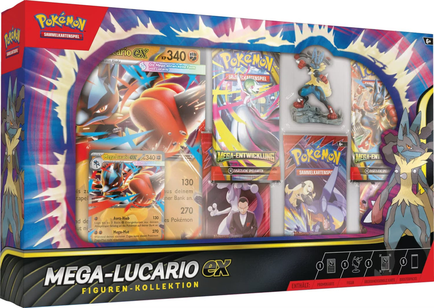 Pokemon TCG: Mega-Lucario-ex Figuren-Kollektion [DE]