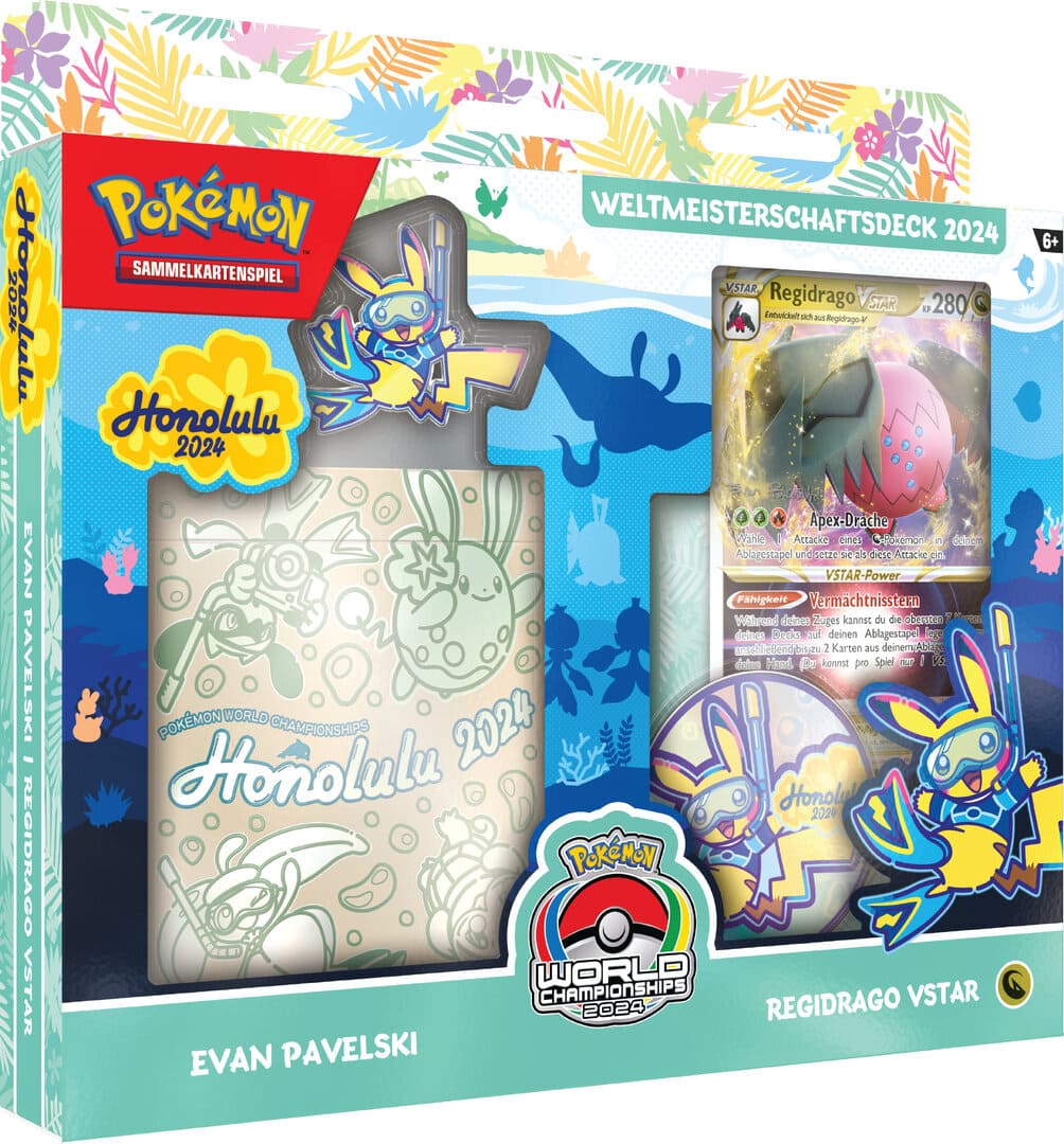 Pokemon TCG: Weltmeisterschaftsdeck 2024 - Honolulu (ver. Versionen) [DE]