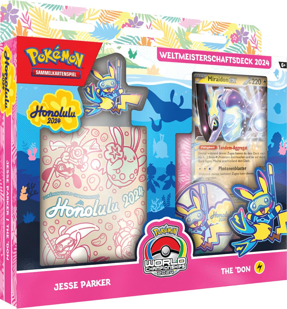 Pokemon TCG: Weltmeisterschaftsdeck 2024 - Honolulu (ver. Versionen) [DE]