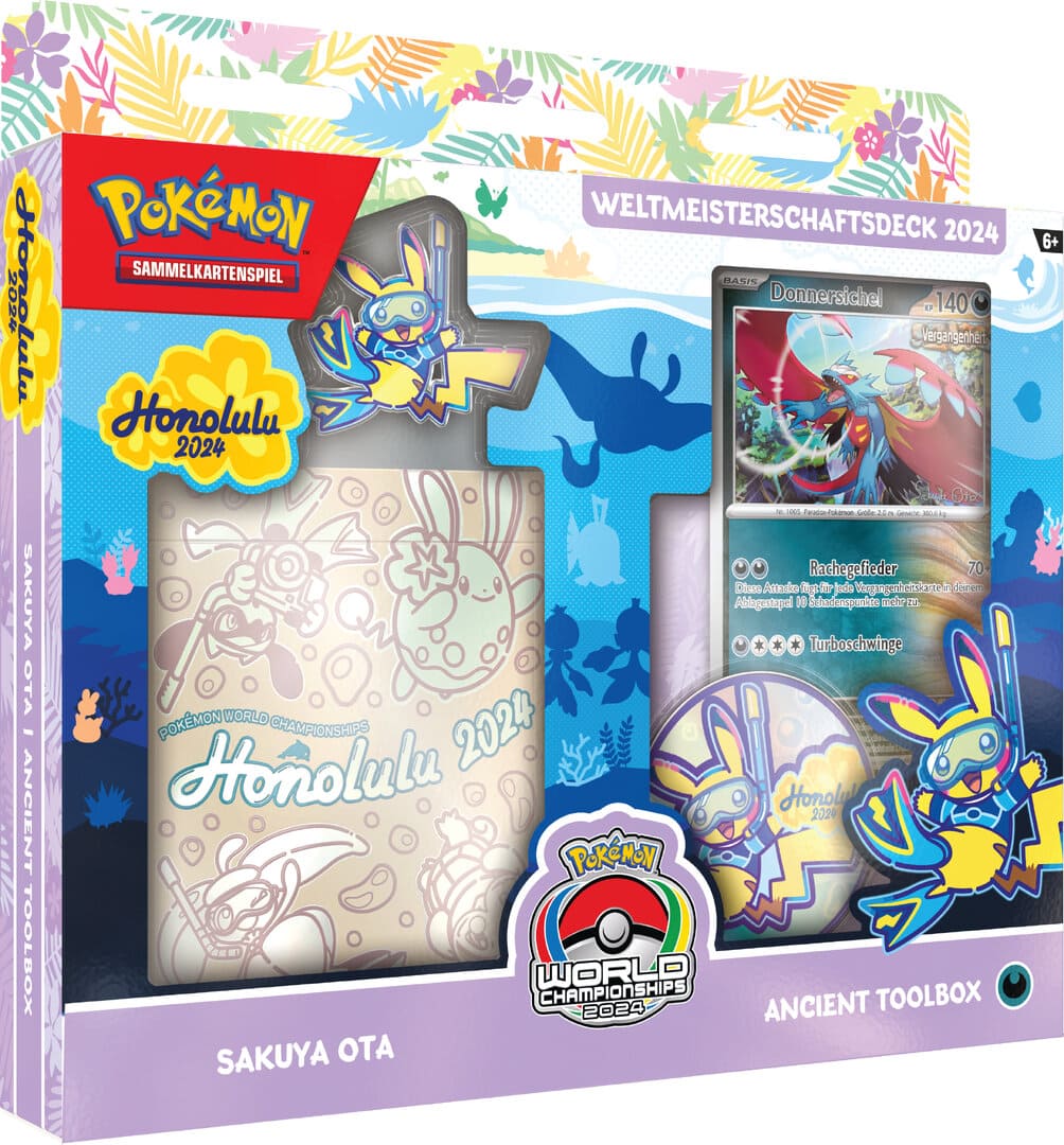 Pokemon TCG: Weltmeisterschaftsdeck 2024 - Honolulu (ver. Versionen) [DE]