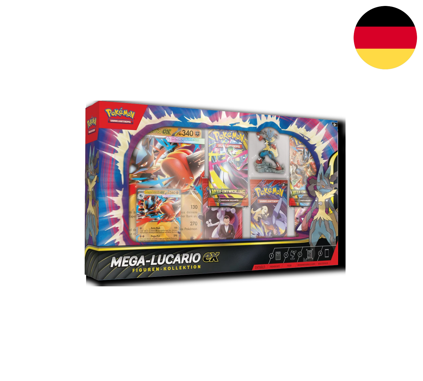 Pokemon TCG: Mega-Lucario-ex Figuren-Kollektion [DE]
