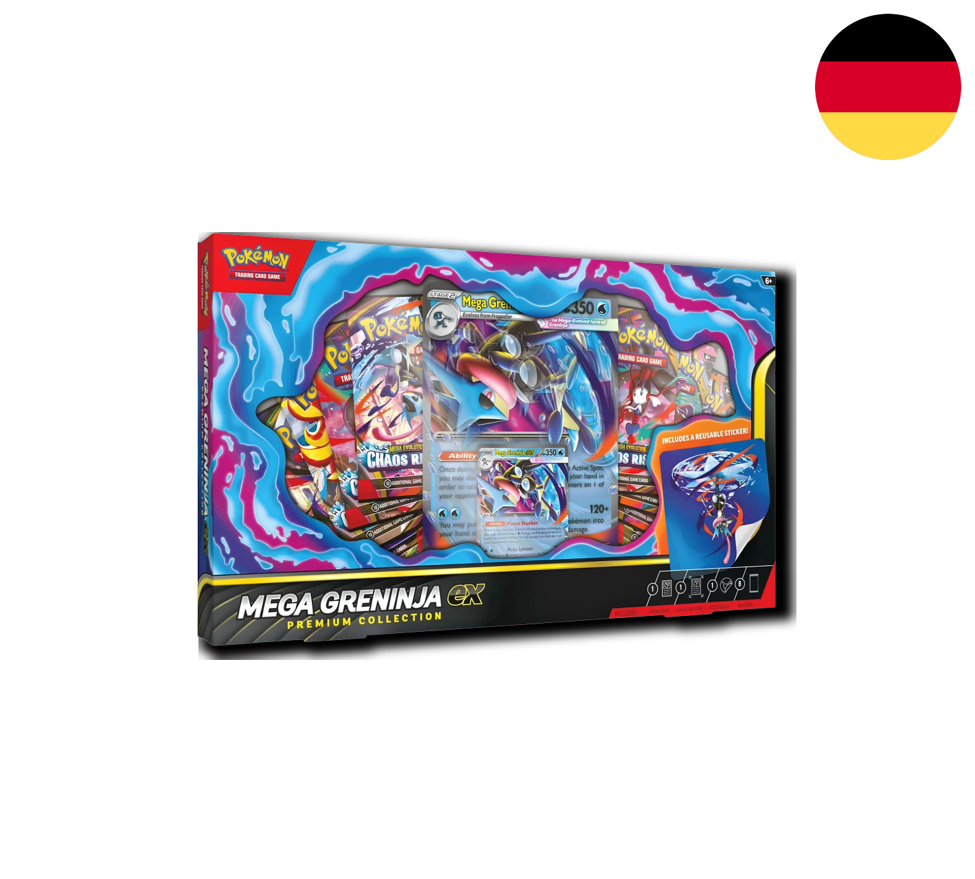 Pokemon TCG: Mega-Quajutsu ex Premium-Kollektion [DE]