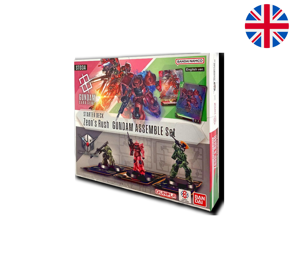 Gundam Card Game: Starter Deck ST03A - Zeons Rush GUNDAM ASSEMBLE Set [EN]