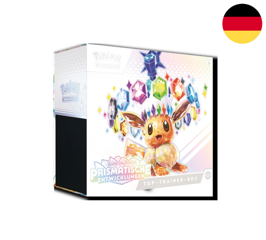Pokemon TCG: Prismatische Evolutionen - Top Trainer Box [DE]