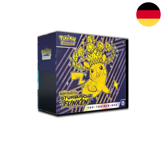 Pokemon TCG: Stürmische Funken - Top Trainer Box [DE]