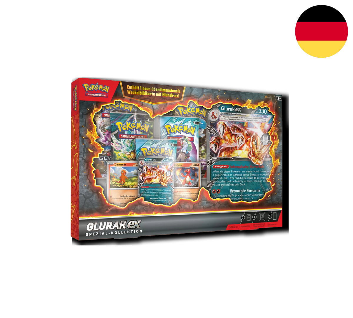 Pokemon TCG: Spezial-Kollektion Glurak-ex [DE]