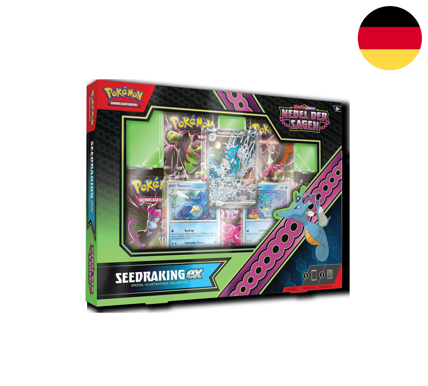 Pokemon TCG: Nebel der Sagen - Seedraking ex Spezial-Illustrations-Kollektion [DE]