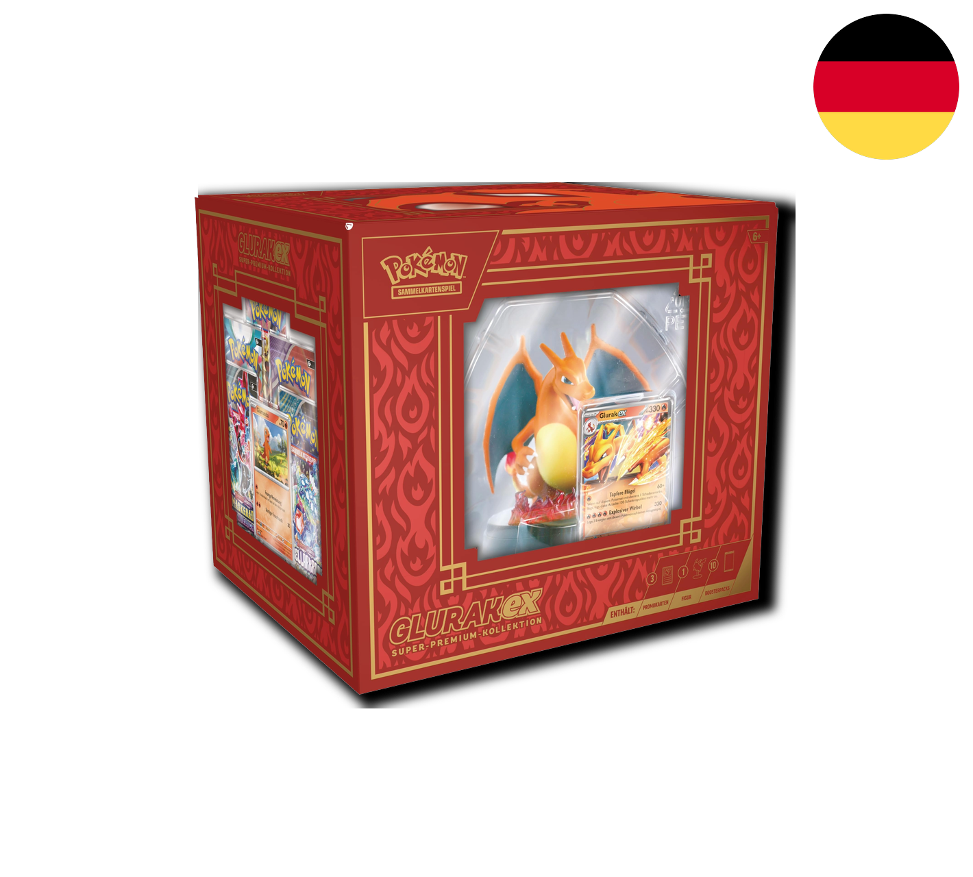 Pokemon TCG: Glurak ex Super-Premium-Kollektion [DE]