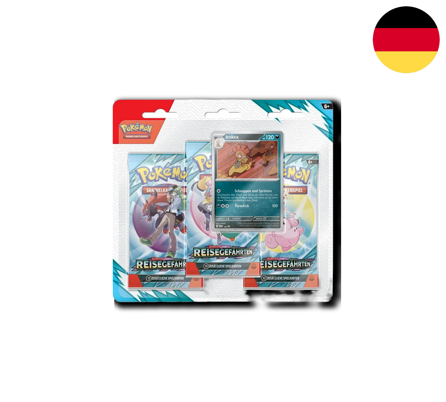 Pokemon TCG: Reisegefährten - 3-Pack Blister [DE]