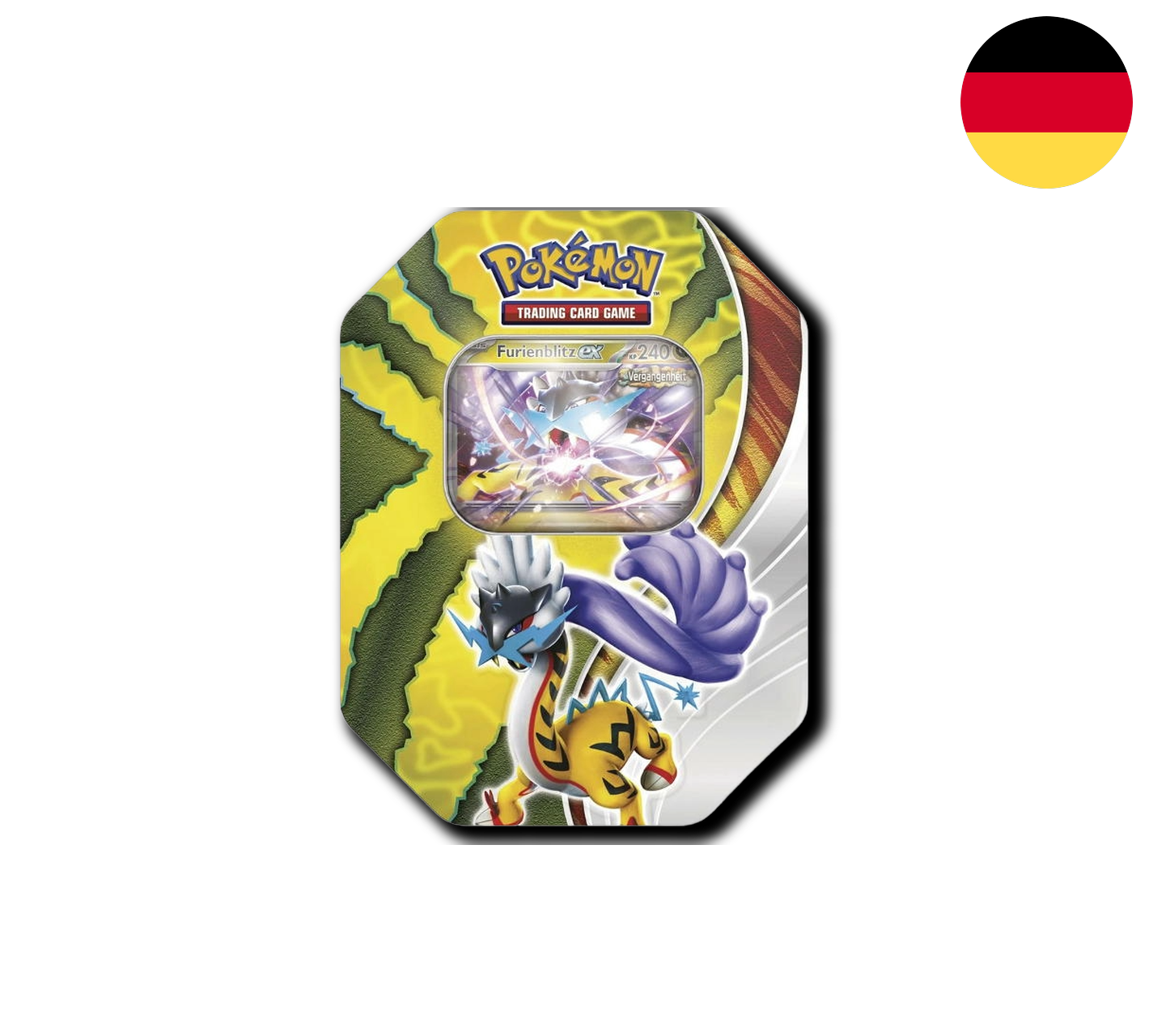 Pokemon TCG: Paradoxe Schicksale - Furienblitz ex Tin Box (2024) [DE]