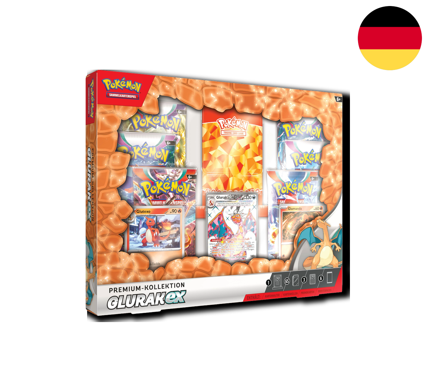 Pokemon TCG: Glurak EX Premium Kollektion [DE]