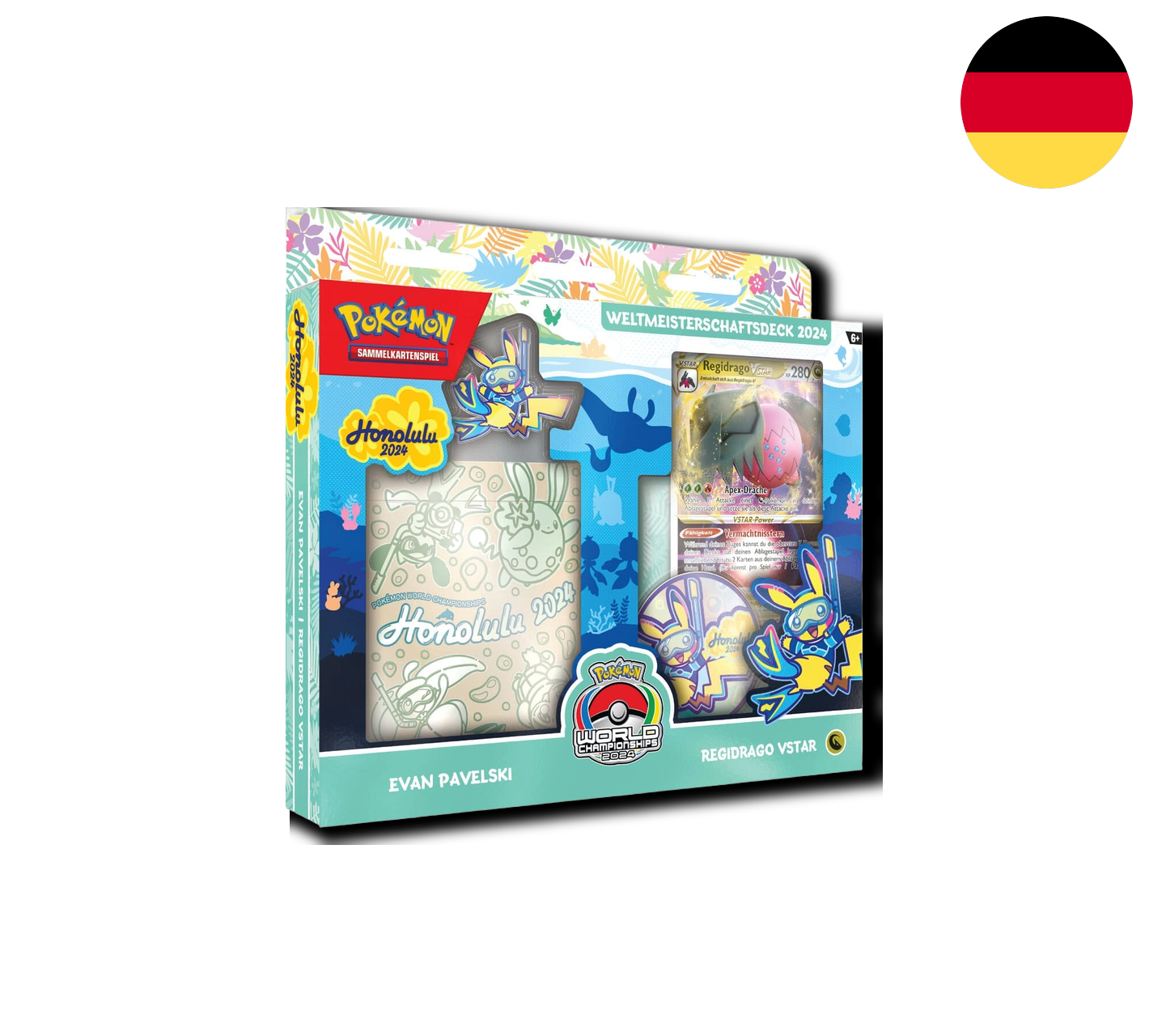 Pokemon TCG: Weltmeisterschaftsdeck 2024 - Honolulu (ver. Versionen) [DE]